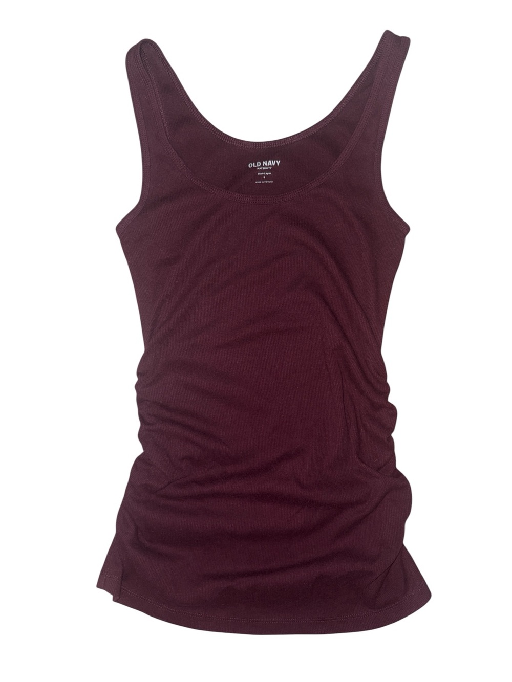 Old Navy Women's Maternity Ribbed Tank Top - Burgundy